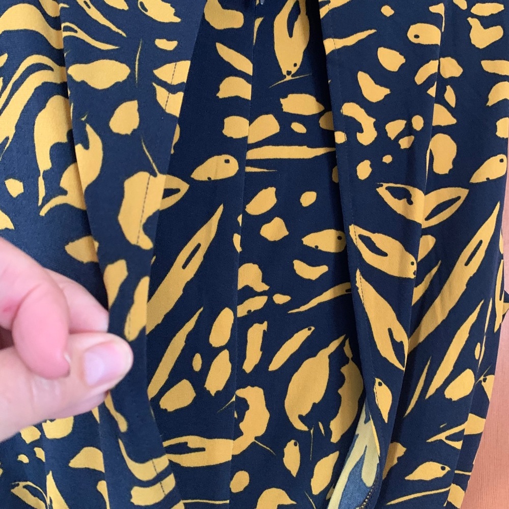Blue-Gold Jumper 1 piece, sleeveless w/blouson - Picture 5 of 10